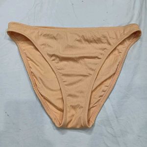 💙 Ribbed Peach Bikini Bottom