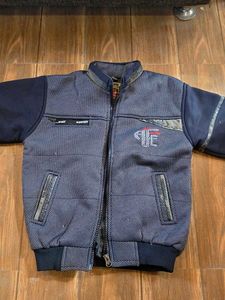 Stylish Blue Bomber Jacket