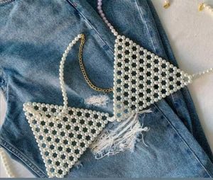 Elegant Pearl Embellished Top