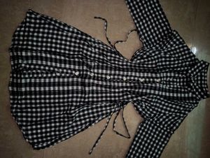 Gingham Checkered Top