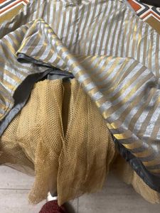 Embroidered Silk Blend Blouse with lehenga