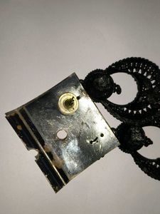 Black Jhumka Earrings