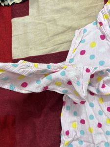 Cute Polka Dot Baby Romper
