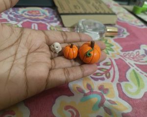Miniature Clay Pumpkin 🎃👻