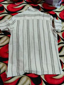 Men's Striped Short Sleeve Shirt