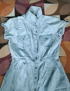 tokyo talkies Denim Blue Maxi Dress