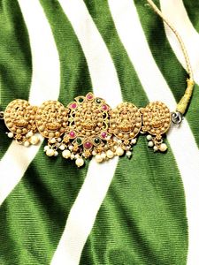 Elegant Gold Plated Kundan Necklace