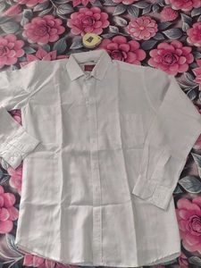Classic White Men's Shirt