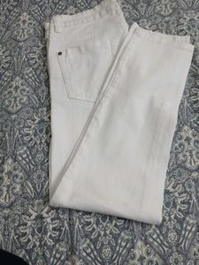 Classic White Denim Jeans
