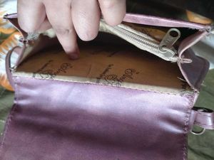 CUTE MAUVE PINK SLING BAG
