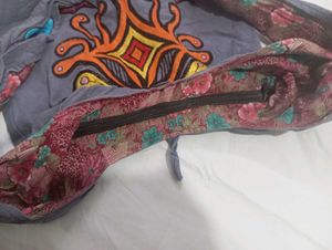 Sling Bag with Embroidery