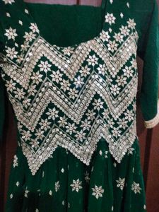 Elegant Green Ethnic Gown