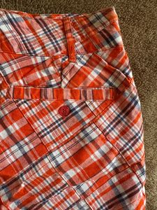 Chic Plaid Mini Skirt- S
