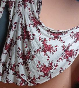 White Floral Maxi Dress