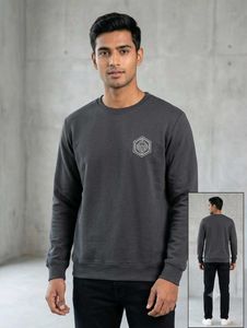 Men's Charcoal Grey  Sweatshirt