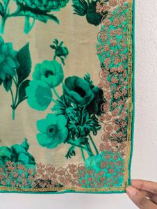 Floral Crepe Saree | Wedding Guest &amp; Festive Wear