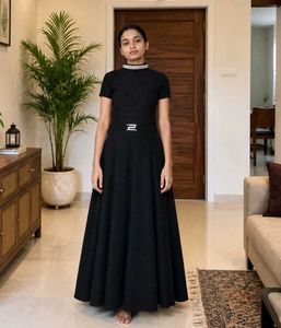New Black Long Gown for Women