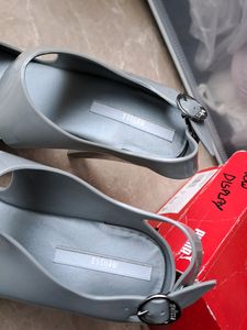 Melissa Grey Designer Heels Brand New Unused