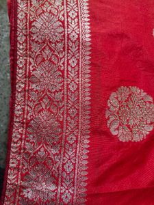Red Banarasi Silk Saree