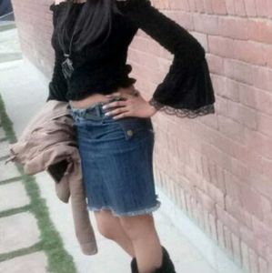 Denim Blue Skirt Size 30