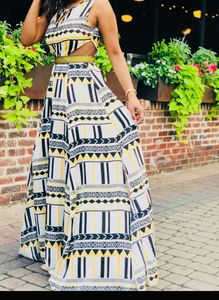 Boho Print Maxi Dress