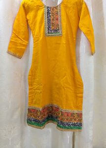 Heavy Yellow Patiala Suit Salwar Set