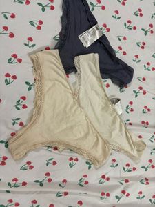H&amp;M Lace Trim Briefs Set