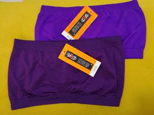 88 -- wine Purple Tube Tops (Set of 2)