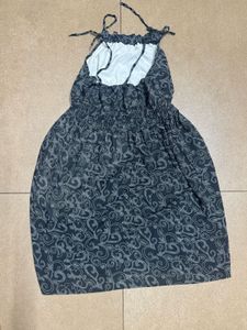 Boho Print Halter Neck Dress