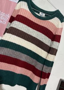 Striped Knit Sweater