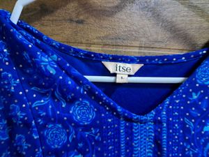Itse Blue Kurti In Good Condition
