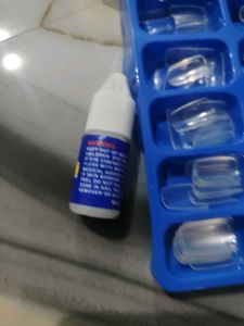 Nail Tips Set with Glue