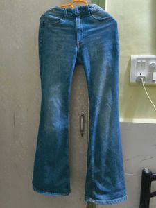 Blue Flared bootcut  Jeans + freebiesss