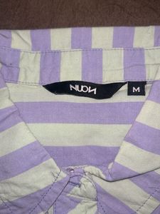 Striped Button-Up Shirt