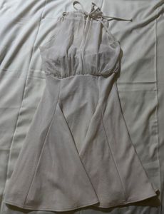 2000s halter neck dress🤍🪩