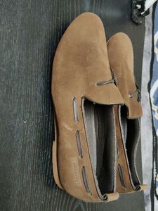 Men's Brown Suede Loafers