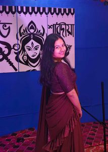 (sale) readymade saree with blouse