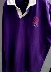 Vans Purple Rugby Shirt