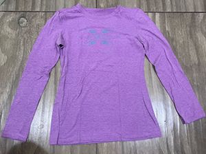 Purple Long Sleeve Graphic T-Shirt