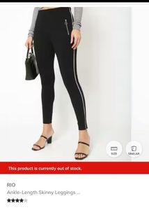 Stylish Black Pants with Zipper Detail