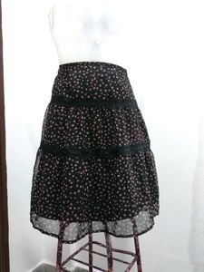 Floral Printed Mini Skirt