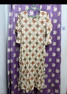 Elegant Printed Kurta with Dupatta Set