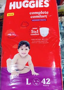 HUGGIES LARGE SIZE 42 UNIT PACK