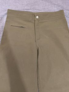 Olive Green Wide Leg Pants