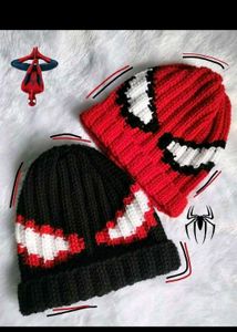 Spider-Man Inspired Crochet Beanies