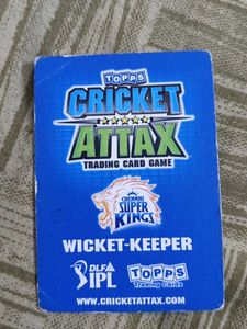 MS Dhoni 2011 Ipl Silver