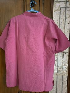 Pink Cotton Kurta