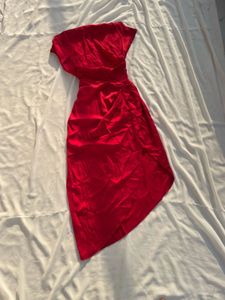 Elegant Red Cocktail Dress