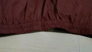 COFFEE BROWN CROP TOP KURTI AND PANT SET...