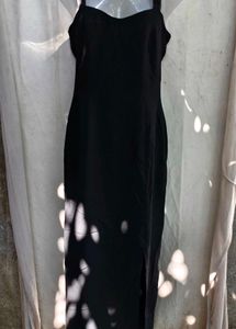 152510. Elegant Black Maxi Dress